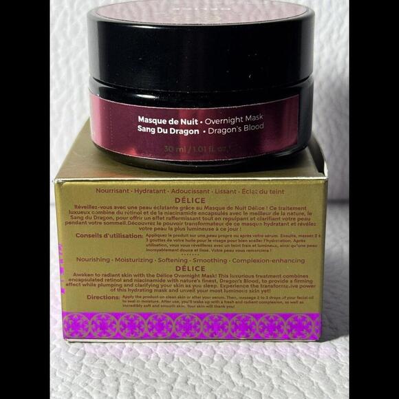 OKOKO Délice Brightening + Smoothing Sleeping Mask 1oz/30ml  Batch Made 12/24 - Picture 4 of 5